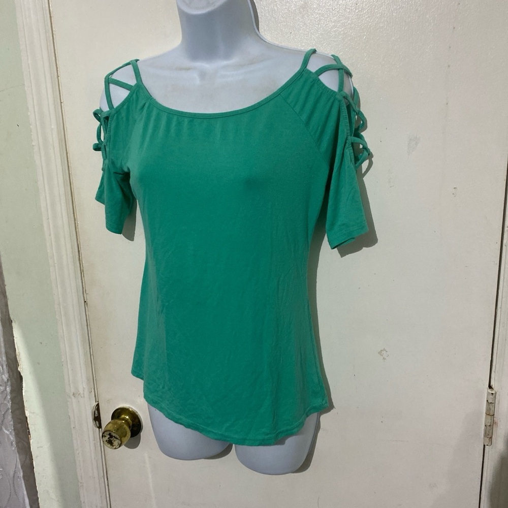 be you tiful turquoise blouse